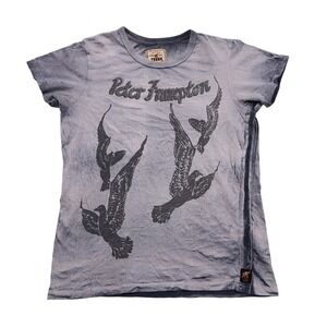Trunk Ltd Peter Frampton T-Shirt Womens Small Distressed Washed Y2K‎ Tee